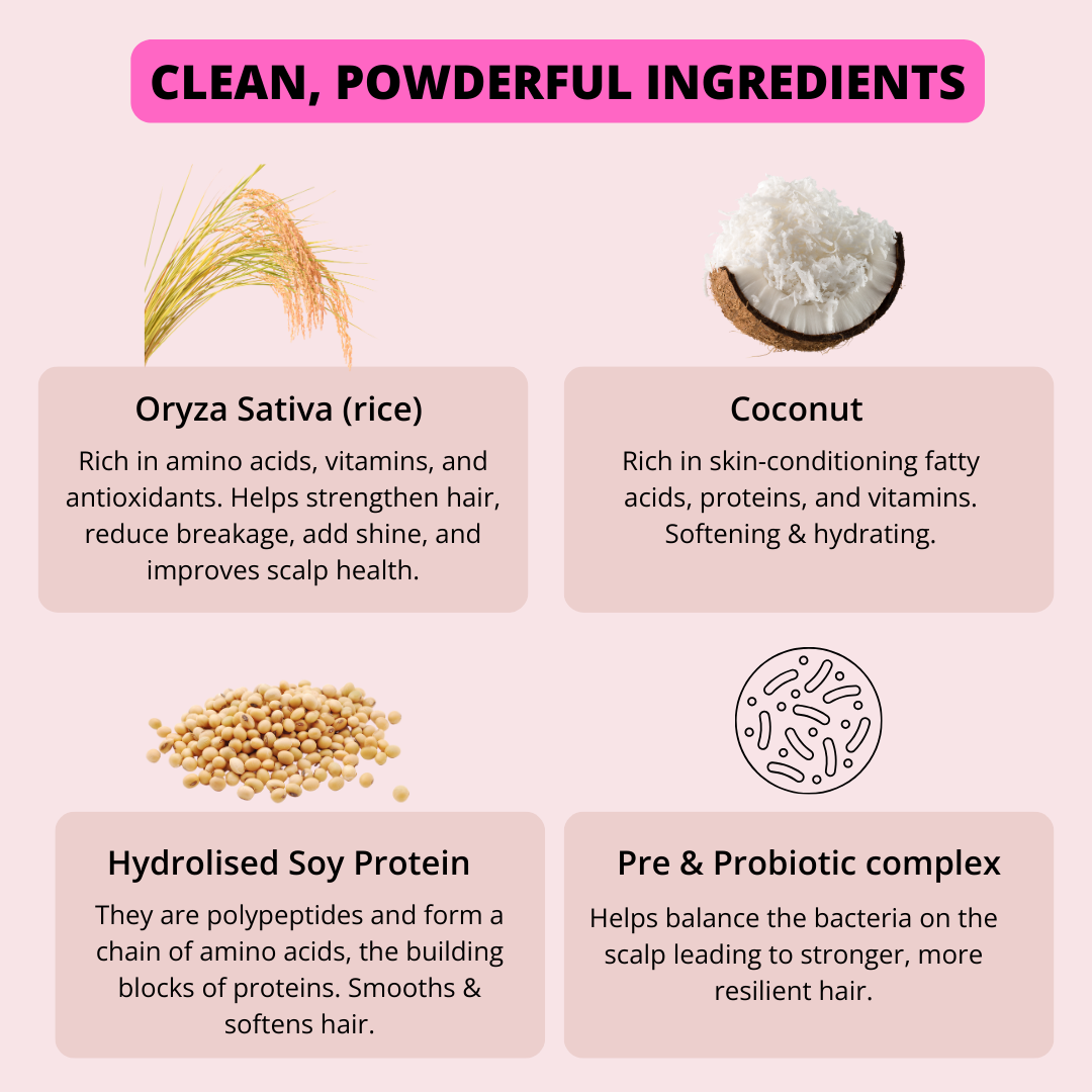 Powder Based Shampoo - Balanced to Oily Hair - Dust & Glow
