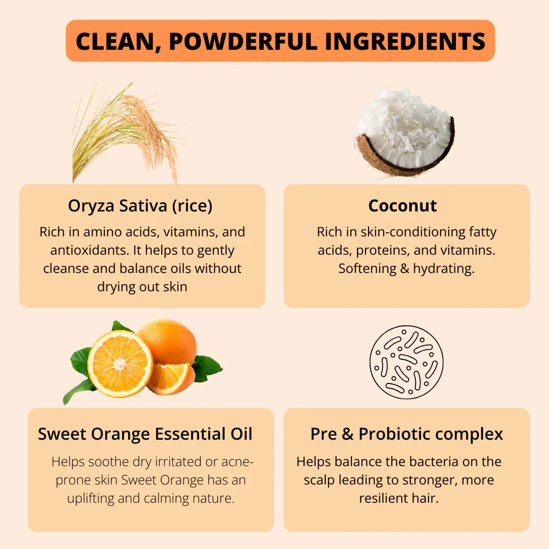 Powder Based Bodywash - Sweet Orange - Dust & Glow