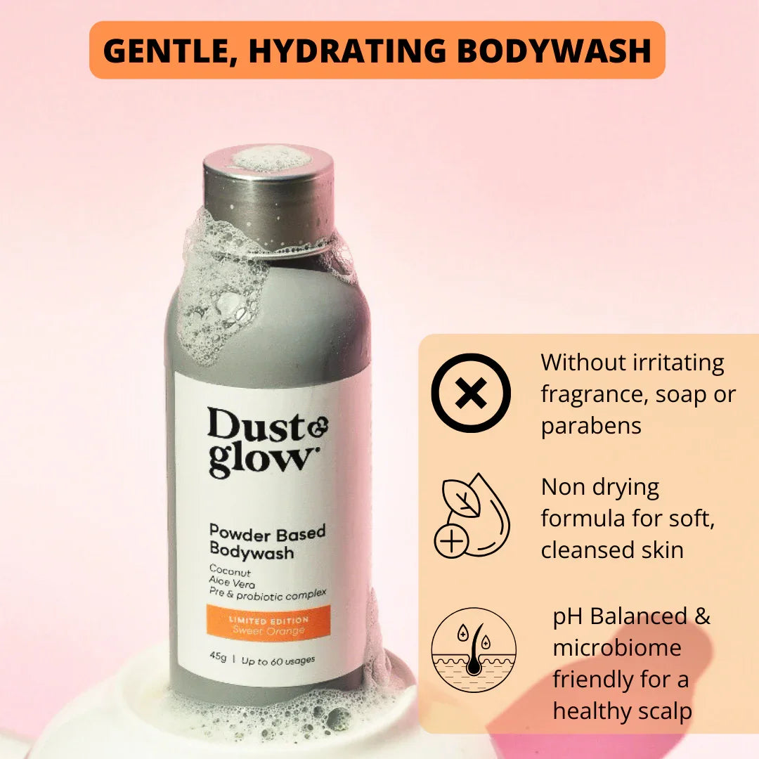 Powder Based Bodywash - Sweet Orange - Dust & Glow