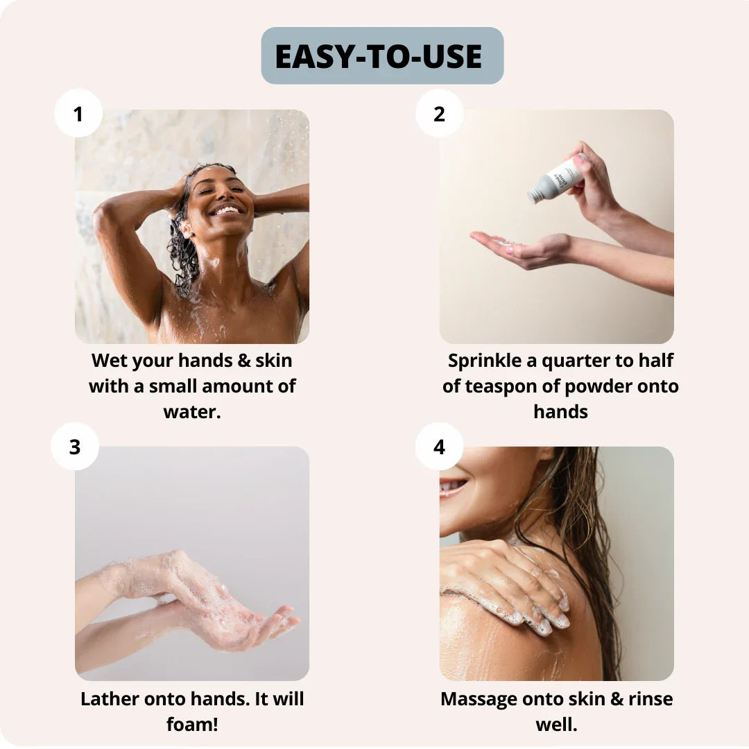 Powder Based Bodywash - Dust & Glow