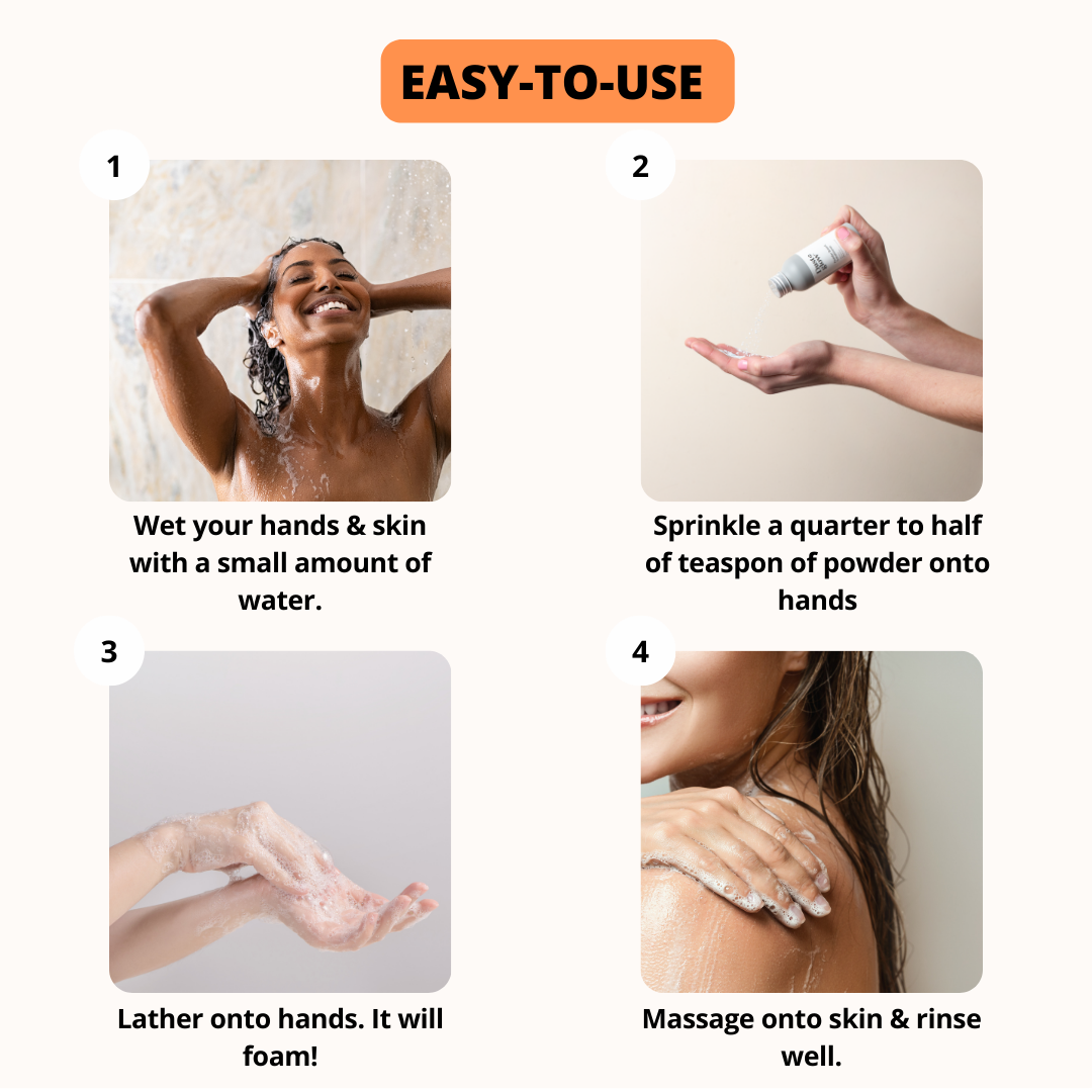 Powder Based Bodywash - Sweet Orange - Dust & Glow