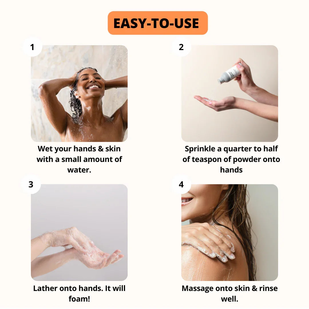 Powder Based Bodywash - Sweet Orange - Dust & Glow