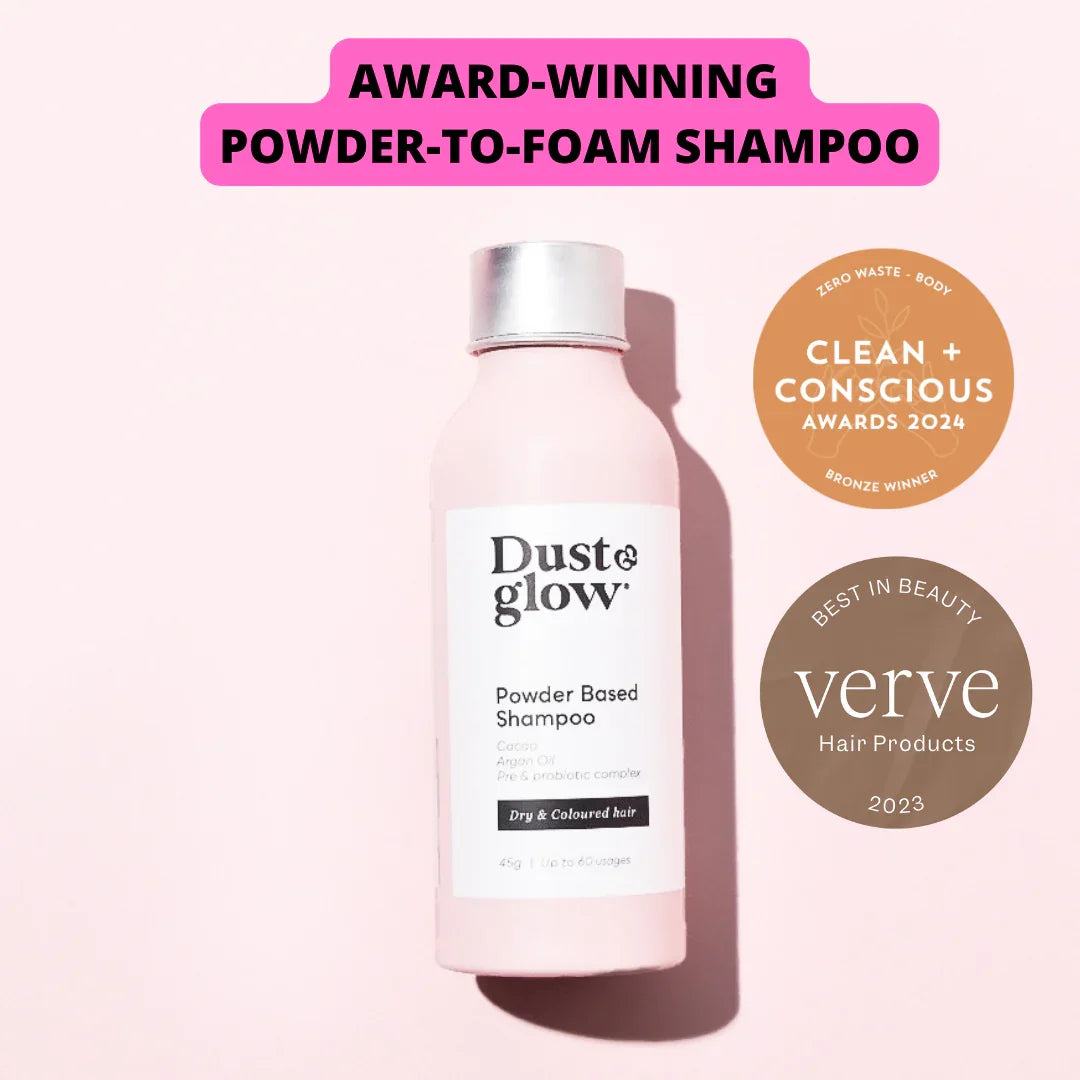Powder Based Shampoo Dry/Coloured hair - Dust & Glow