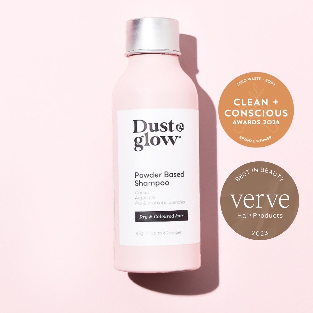 Powder Based Shampoo Dry/Coloured hair - Dust & Glow