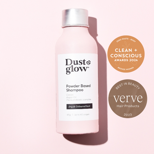 Powder Based Shampoo Dry/Coloured hair - Dust & Glow