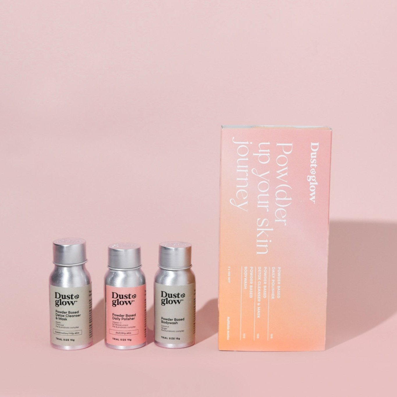 Powder up your Skin Journey - Minis - Dust & Glow