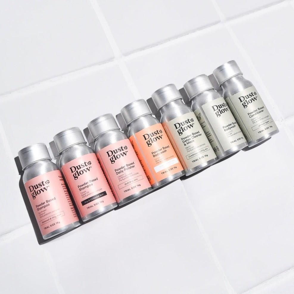 Dust & Glow Powder Based range - Trial & Travel minis range