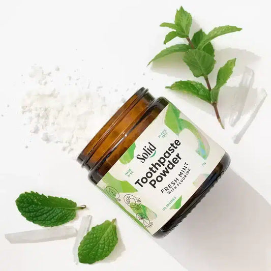 Toothpaste Powder - Fresh Mint by Solid - Dust & Glow