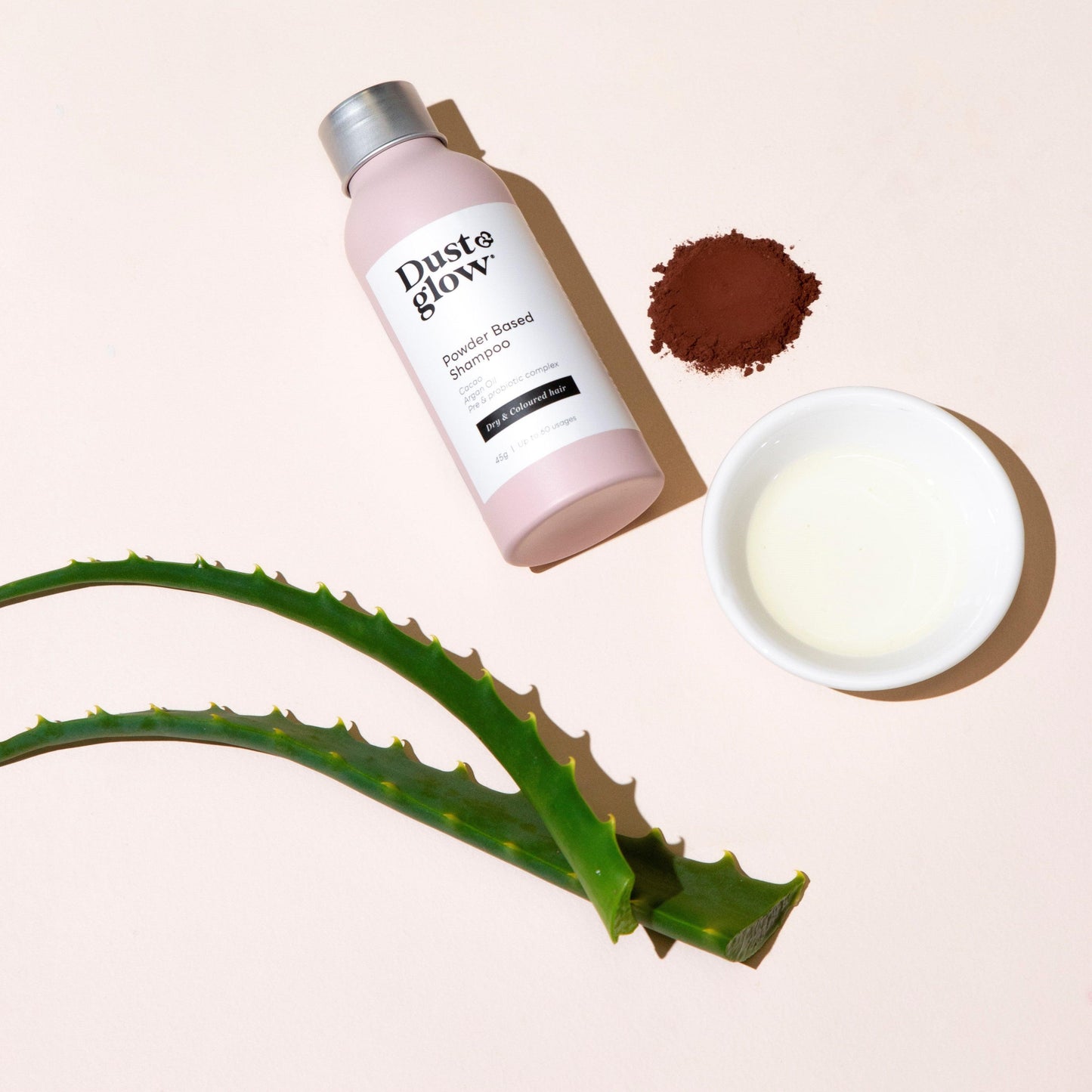 Powder Based Shampoo Dry/Coloured hair - Dust & Glow