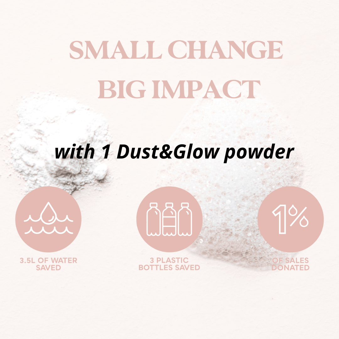 Powder Based Shampoo Dry/Coloured hair - Dust & Glow