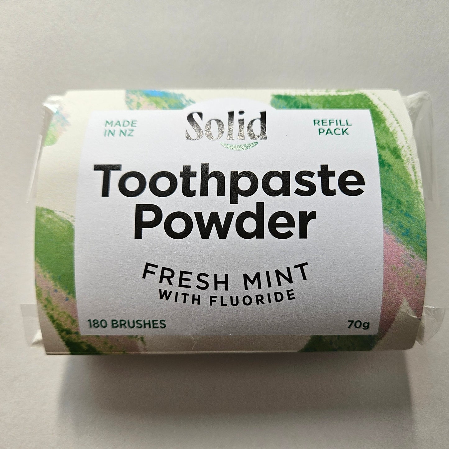 Toothpaste Powder REFILL - Fresh Mint by Solid - Dust & Glow