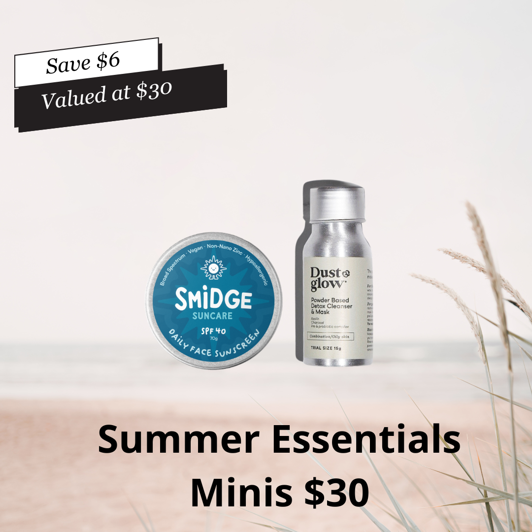 Summer Essentials - Sunscreen + Detox Cleanser - Dust & Glow