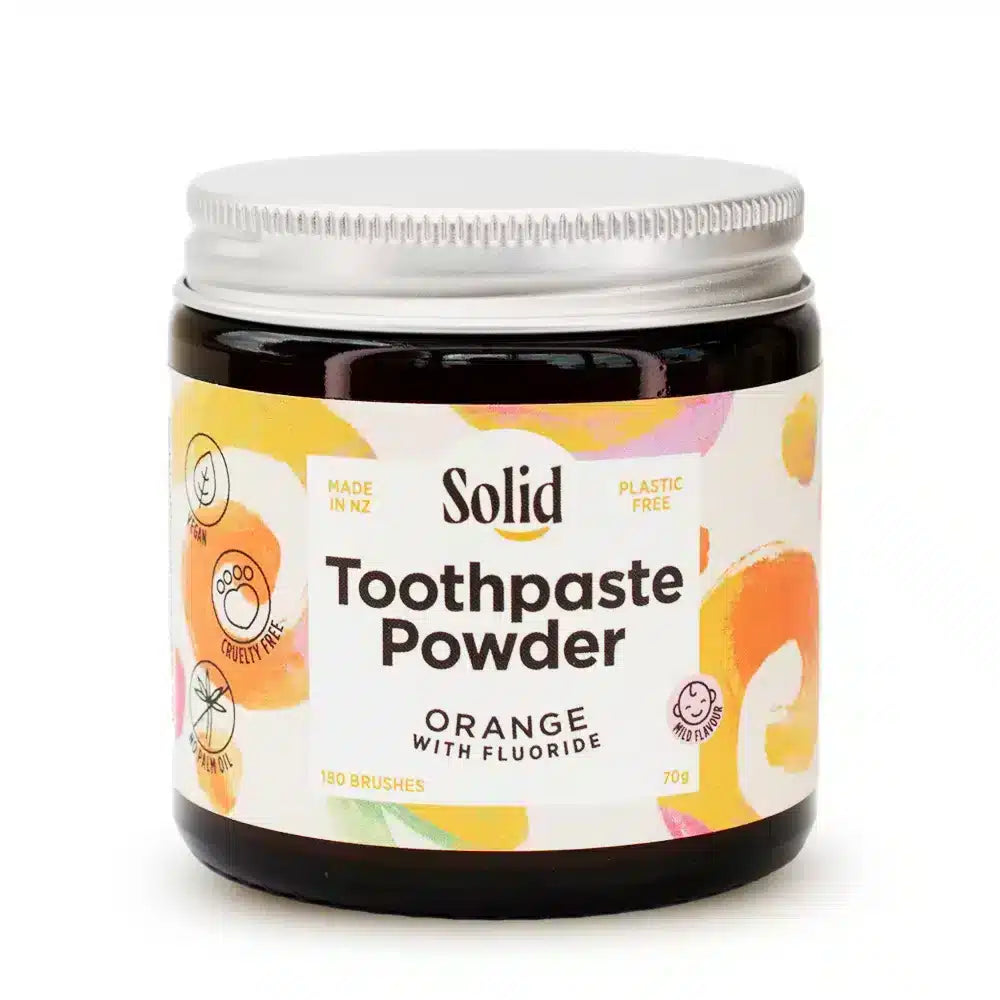 Toothpaste Powder - Orange by Solid - Dust & Glow
