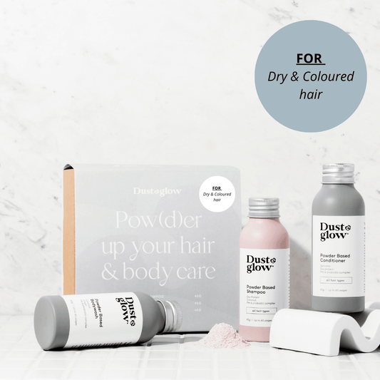 Powder Up your Haircare pack - Dry & Coloured hair - Dust & Glow