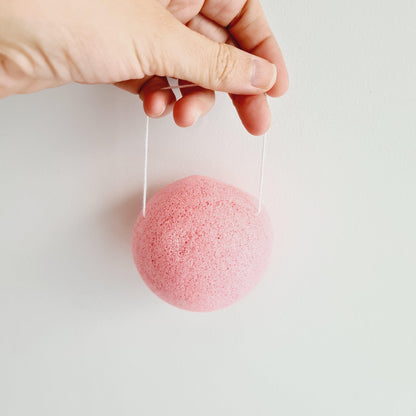 Konjac Sponge - Pink for dull & sensitive skin - Dust & Glow