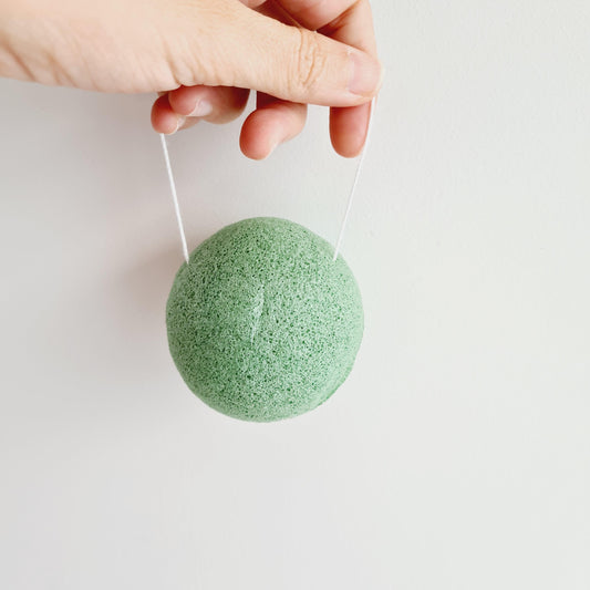 Konjac Sponge - Green for Oily skin - Dust & Glow